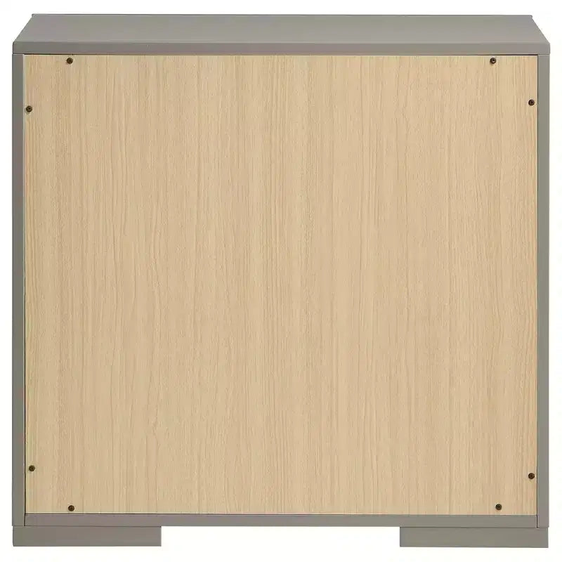 Comodino a 2 cassetti, finitura lucida, stile moderno