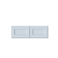 CASAINC 36 W x 12 H x 27 D Shaker Base Kitchen Cabinet with Double Doors, Solid Wood Frame, Water-Based Low-VOC Paint, Soft-Close, RTA, Dove Gray