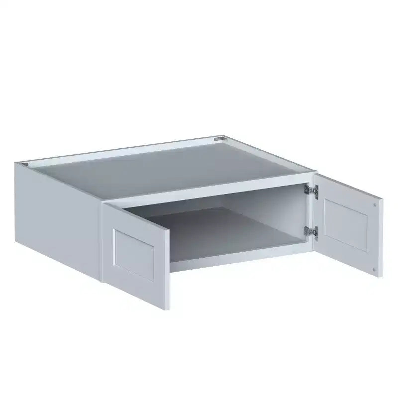 Mobile base da cucina Shaker con doppie ante, 36"L x 12"A x 27"P, grigio tortora, RTA