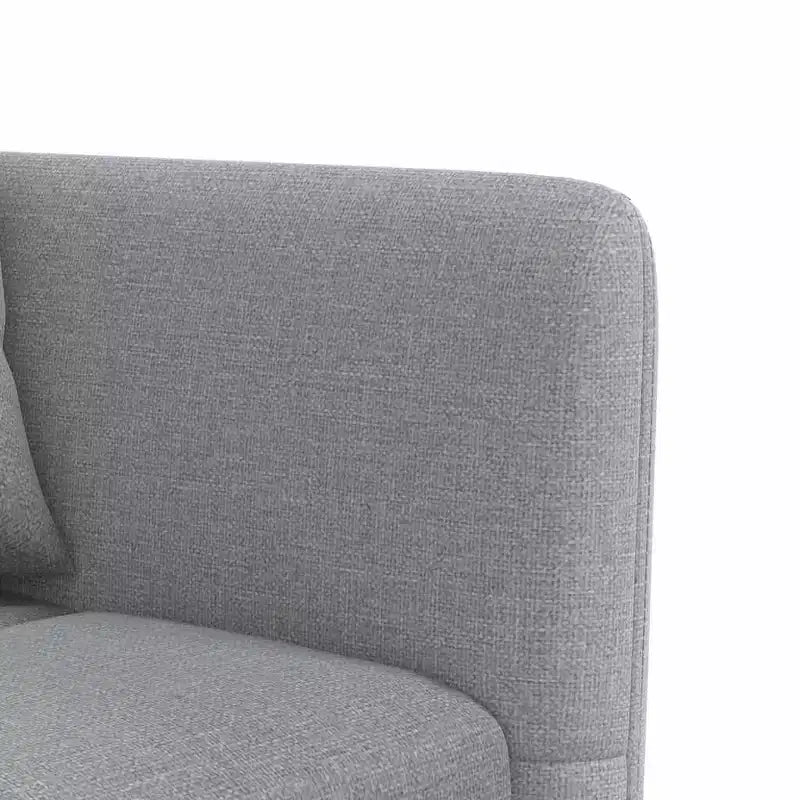 Divano letto angolare convertibile con porte USB, 3 posti, grigio scuro o grigio chiaro