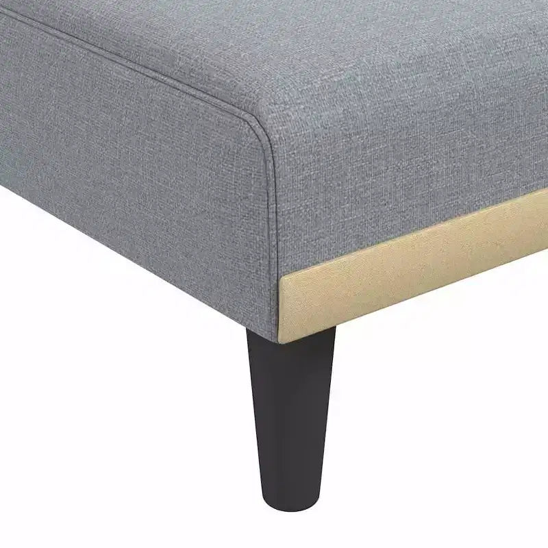 Divano letto angolare convertibile con porte USB, 3 posti, grigio scuro o grigio chiaro