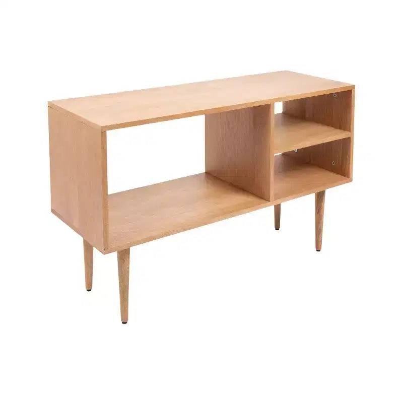 Kate and Laurel Locklear Wood Console Table, 38x14x25, Natural