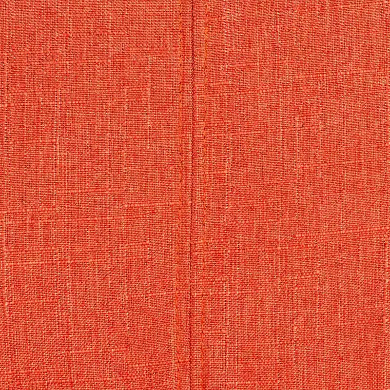Sedia da pranzo moderna in tessuto arancione Mid-Century, 31"A x 21.5"L x 22"P