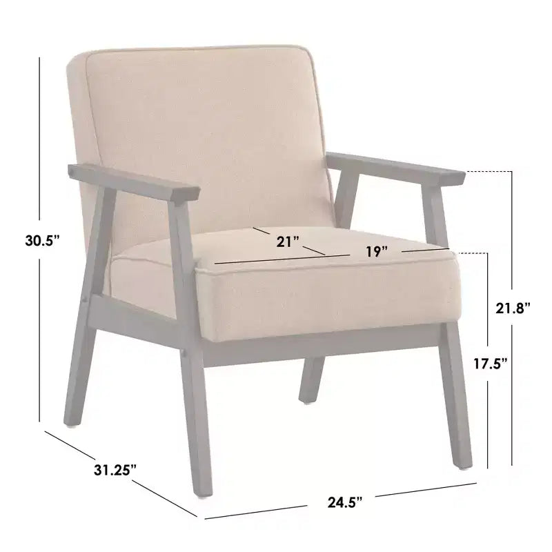 Sedia d'Appoggio Moderna di Metà Secolo Sonia